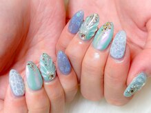 ルアナ(Luana.)/マーメイド×水面ネイル