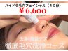 【毛穴汚れ黒ずみ】ハイドラフェイシャル徹底毛穴ケアコース（40分）¥6,600