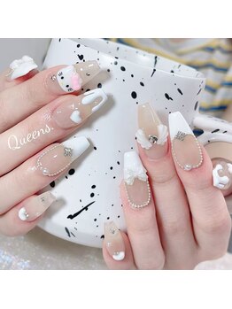 クイーンズビューティーサロン 新宿本店(Queen's beauty salon)/チップ長さ出し10本やり放題