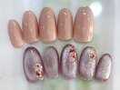 アシンメトリーネイル☆7700円