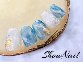 ハンド★海＆花火デザイン