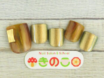 ネイルサロン きのこ/選べるフットデザインSコース