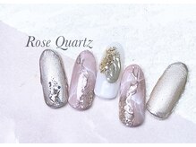 ローズクォーツ(Rose Quartz)/ニュアンスネイル ¥8,000