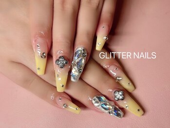 グリッターネイル(GLITTER NAILS)/【HARUKA担当】ネイルデザイン