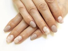 ネイルサロン ジュネイル(NAIL SALON JUNAIL)/大理石風×ベージュ