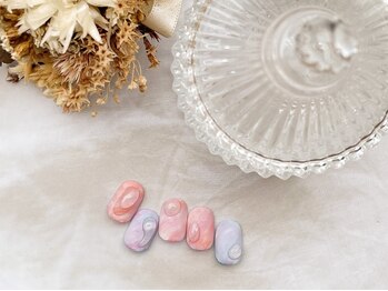 タイダイ雫ネイル