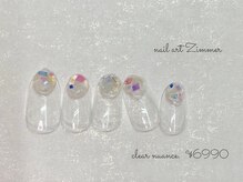 ネイルアート ジマー/クリアニュアンスコース¥6990
