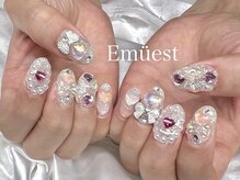 ネイル エミュスト(Nail Emuest)/きらきらネイル/ゴテゴテ/Mai
