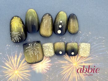 ネイルサロン アビー グランデュオ蒲田店(abbie)/花火ネイル◇¥12045/¥12034