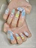 hand【新規/オフ込】《キャラクターネイル》持ち込みデザインやり放題100分