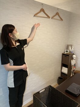 パルレ 仙台東/お洋服はハンガーに