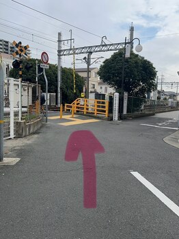 まつげエクステ専門店 ビューティーアイラッシュ つかしん店/阪急稲野駅からの道順