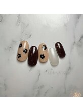 ネイルラボ レモンツリー(Nail Lab LEMON TREE)/お花デザインポリッシュ