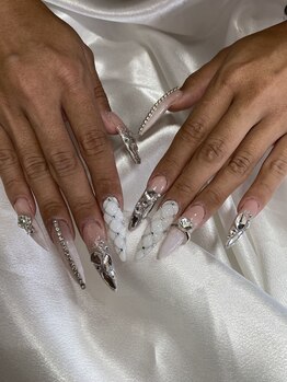 calme-和-/Long長さ出し込み・付け放題