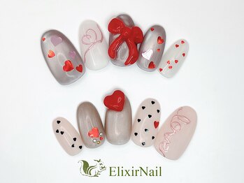 エリクサーネイル 池袋(Elixir Nail)の写真/全てのクーポンが嬉しいオフ込価格☆オフ込2カラーorラメグラ¥6280～♪トレンドを取り入れたデザイン多数☆