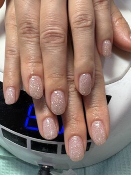 ラメネイル(キラキラ可愛い)