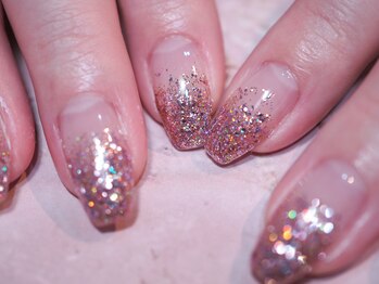 ラメグラデーション Pg ネイルファクトリー ピンクベリー Nail Factory Pinkberry のフォトギャラリー ホットペッパービューティー