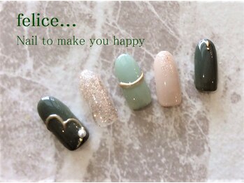 ネイルサロン フェリーチェ(felice)/【定額ネイル】¥7980