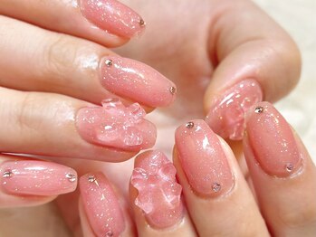 チャーピーネイル(CHIRPY NAIL)/クリアピンク*90min