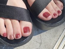 ネイルスペース ジェイズ ピンキー(NAIL SPACE J's PINKY)/赤ピンクフット