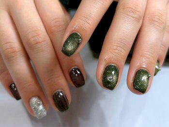 アグ スパアンドビューティ 新潟東区店(Agu.)/《ニュアンス×マグネットnail》