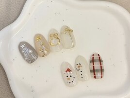 クリスマスネイル