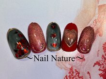 ネイル ナテュール 平塚店(Nail Nature)/ハートバレンタインネイル☆