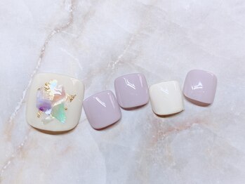 WRネイルズ(WR Nails)/【FOOT】持ち込みアート90分