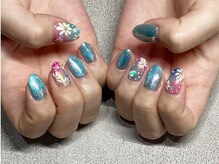 ガーデン ヘア&エステ&ネイル Garden/フラワーサマーネイル