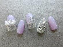 ネイリシャス(NAILICIOUS)/キュートな天使の羽ネイル