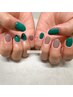 【Hand】初回限定◇ワンカラーでも可愛い◎フォルムとバランスで整えるネイル
