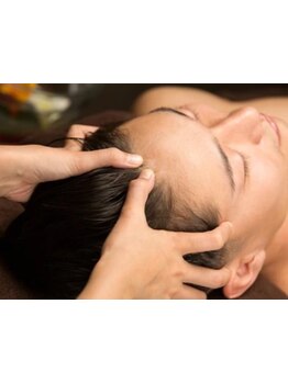 ヘッドスパで癒されたい