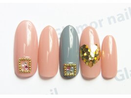 ビジューネイル♡☆¥7,500