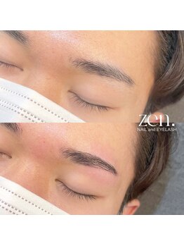 ゼン(zen.)/【メンズ】アイブロウ×眉パーマ