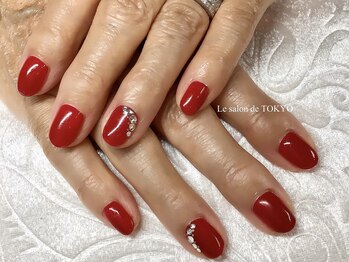 オトナのワンカラーネイル