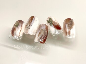 エムアンドディビューティサロン 銀座店(M&D)/【定額ニュアンスネイル】