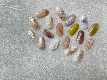 ネイルサロン ラグジェ(Nailsalon LUXE)の写真/≪浦和駅近く≫シンプルでもトレンド感のあるニュアンスアートが◎ 【ニュアンス4本/¥6600】