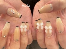 パシャ(Pasha)/skinny french × ribbon