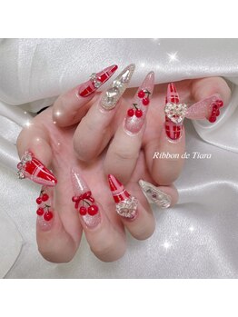 リボン ド ティアラ(Ribbon de Tiara)の写真/どんなデザインも再現するネイリストがいるサロン★