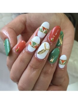 ネイルサロンル ミエル(lumiere)/フェザーネイル