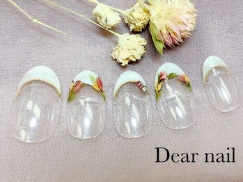 ディア ネイル(Dear nail)/チューリップ×フレンチ