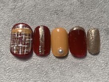 カラネイル 南森町店(calla nail)/ツイードニュアンス