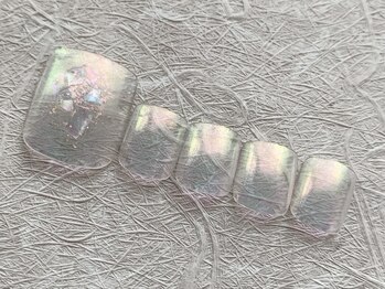 アバーブザビューティーアイランド 吉祥寺店(Above the beauty island)/シンプルフットネイル¥9200