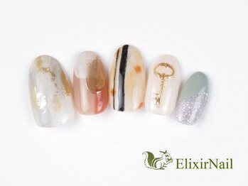 エリクサーネイル 池袋(Elixir Nail)/定額b カジュアル/クーポン使用