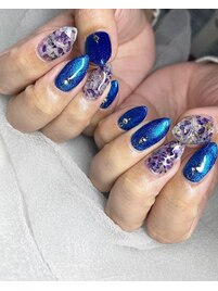 押し花ネイル