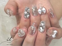 イル 神戸店/ビジュー×クリアフレンチ