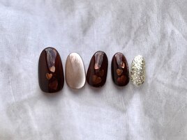 ハートホロネイル