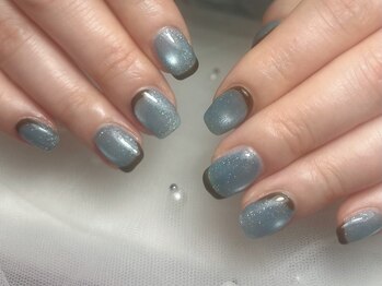 ジョアネイル(JOA Nail)/マグネット/ライン/青/シンプル