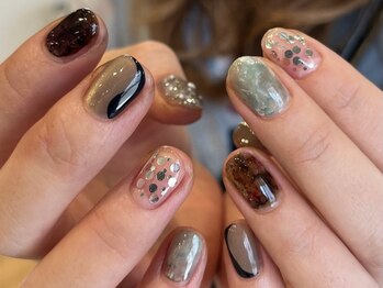 ファンクションネイルズ 表参道 原宿(FUNCTION NAILS)の写真/【付替えオフ無料】自由にオーダーできるデザインor毎月変わる定額デザインで最先端ネイルが楽しめます