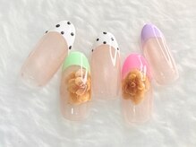 ビューティーサロン ハル(beauty salon haru)/【パステルブルームフレンチ】